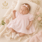 Pink Hand-Smocked Heritage Dress