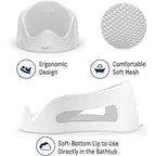 Angelcare Baby Bath Support Grey Soft Non-Slip Safe for Newborns 0-6m