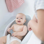 Angelcare Baby Bath Support Grey Soft Non-Slip Safe for Newborns 0-6m