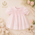 Pink Hand-Smocked Heritage Dress