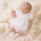 Pink Giraffe Two-Piece Bloomer Set